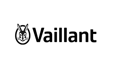 Black logo of Vaillant, a leading company in heating, ventilation, and air conditioning solutions, renowned for its energy-efficient and environmentally-friendly technologies.